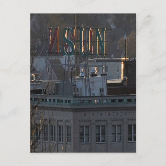 LOWELL SUN GEBOUW BRIEFKAART (Voorkant)