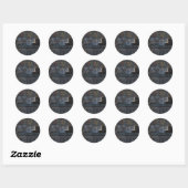 LOWELL SUN-GEBOUW RONDE STICKER (Vel)