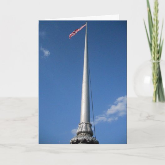 “Lowelle American Flag” Condoleancekaart Kaart (Voorkant)