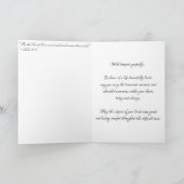 “Lowelle American Flag” Condoleancekaart Kaart (Binnen)