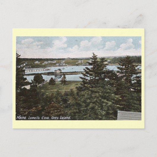 Lowells Cove, Orrs Island, Maine Briefkaart (Voorkant)