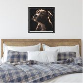 Löwenhartig Canvas Afdruk (Insitu (Slaapkamer))