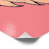 Löwenkopf - Minimale Farbzeichnung Perfect Poster (Hoek)