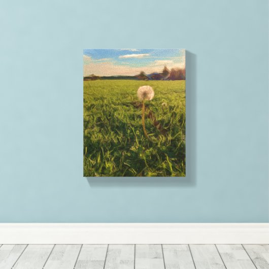 Löwenzahn Canvas Afdruk (Insitu (Houten vloer))
