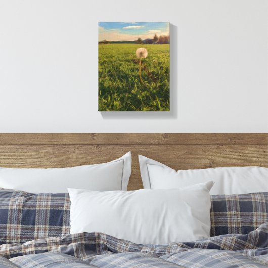 Löwenzahn Canvas Afdruk (Insitu (Slaapkamer))