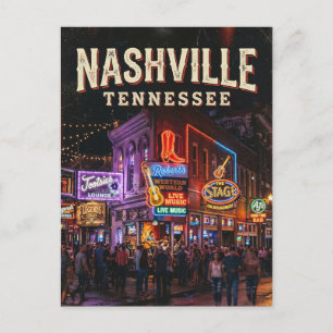 Lower Broadway Honky-Tonks VS Briefkaart