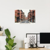 Lower East Side Manhattan Poster (Thuiskantoor)