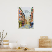 Lower East Side Manhattan Poster (Keuken)