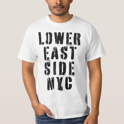 LOWER EAST SIDE NYC T-SHIRT (Voorkant)