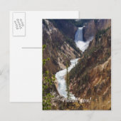 Lower Falls Yellowstone Briefkaart (Voorkant / Achterkant)