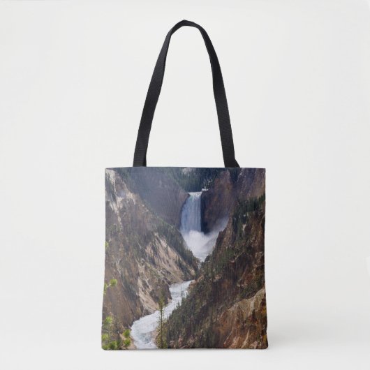 Lower Falls Yellowstone Tote Bag (Voorkant)