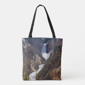 Lower Falls Yellowstone Tote Bag (Achterkant)