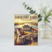 Lower Fort Garry Canada Briefkaart (Staand voorkant)