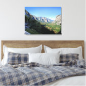 Lower Four Mile Trail - Yosemite Valley Canvas Afdruk (Insitu (Slaapkamer))
