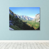 Lower Four Mile Trail - Yosemite Valley Canvas Afdruk (Insitu (Houten vloer))