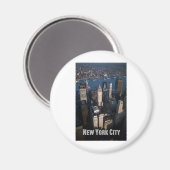Lower-Manhattan New York City Magneet (Voorkant / Achterkant)