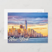 Lower Manhattan, New York, VS Briefkaart (Voorkant / Achterkant)