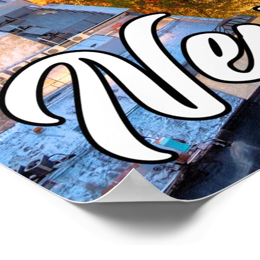 Lower Manhattan, New York, VS Poster (Hoek)