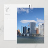 Lower Manhattan Silhouette Ansichtkaart Briefkaart (Voorkant / Achterkant)