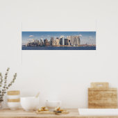 Lower Manhattan Skyline Panoramic 2006 Print (Keuken)
