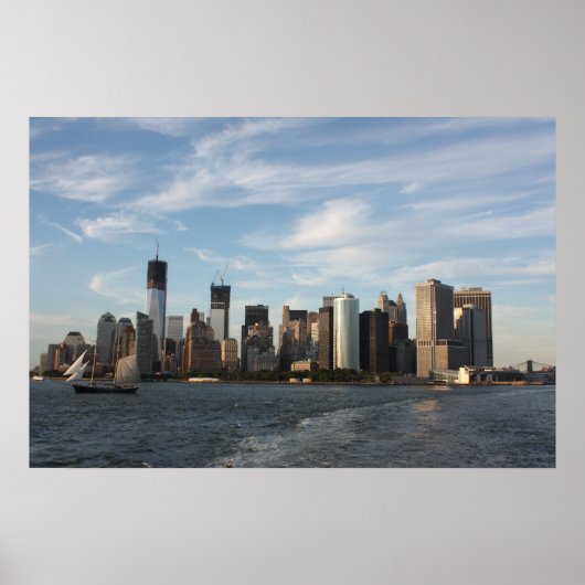Lower Manhattan Skyline Poster (Voorkant)