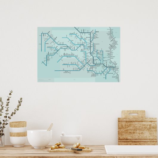 Lower Missouri Poster (Keuken)