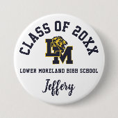 Lower Moreland High School Button Logo Custom (Voorkant)