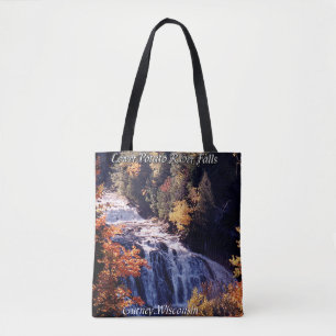 Lower Potato River Falls over de hele boodschappen Tote Bag