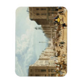 Lower Regent Street, geb. door Ackermann, c.1835 ( Magneet (Verticaal)
