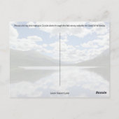 Lower Summit Lake - Briefkaart (Achterkant)