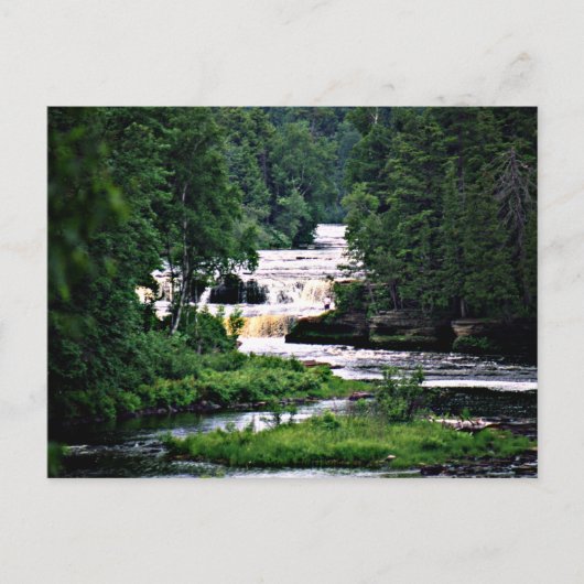 Lower Tahquamenon Herfsten State Park, Michigan Briefkaart (Voorkant)