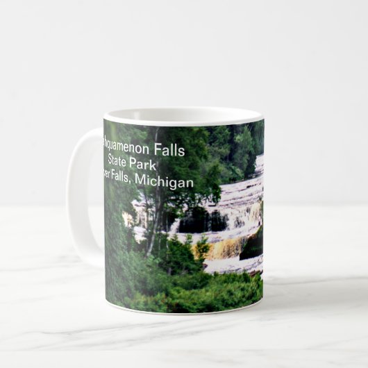 Lower Tahquamenon Herfsten State Park, Michigan Koffiemok (Voorkant links)