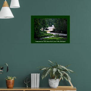 Lower Tahquamenon Herfsten State Park, Michigan Poster