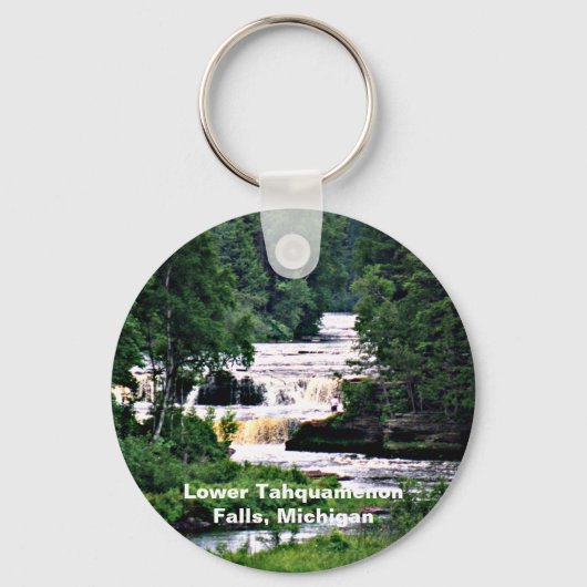 Lower Tahquamenon Herfsten State Park, Michigan Sleutelhanger (Voorkant)