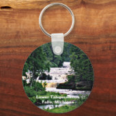 Lower Tahquamenon Herfsten State Park, Michigan Sleutelhanger (Achterkant)