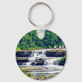 Lower Tahquamenon Herfsten State Park, Michigan Sleutelhanger (Voorkant)