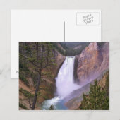 Lower Yellowstone Falls, Grand Canyon van Briefkaart (Voorkant / Achterkant)