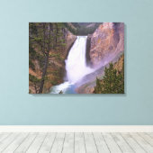 Lower Yellowstone Falls, Grand Canyon van Canvas Afdruk (Insitu (Houten vloer))