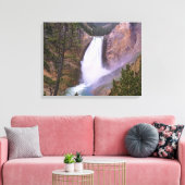 Lower Yellowstone Falls, Grand Canyon van Canvas Afdruk (Insitu (Woonkamer))