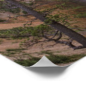 Lower Yellowstone Falls, Grand Canyon van Poster (Hoek)