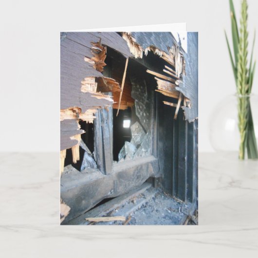 "Lowertown Depot Gebroken Ruit #2" Beterschap Kaart (Voorkant)