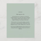 LOWEST BUDGET Calligrafie Ampersand Weddenschap Flyer (Achterkant)