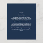 LOWEST BUDGET Calligrafie Ampersand Weddenschap Flyer (Achterkant)