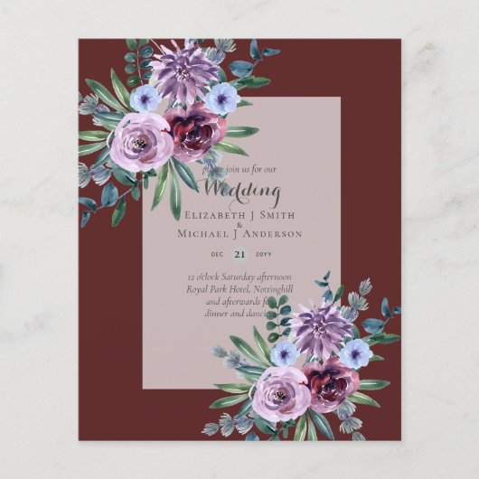 LOWEST BUDGET Weddenschappen uitvindingen Plum Flo Flyer (Voorkant)