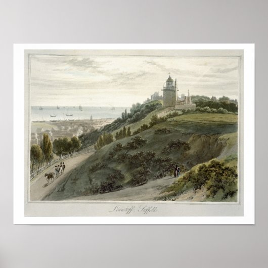 Lowestoft, Suffolk, uit 'Een reis rond de grote bu Poster (Voorkant)