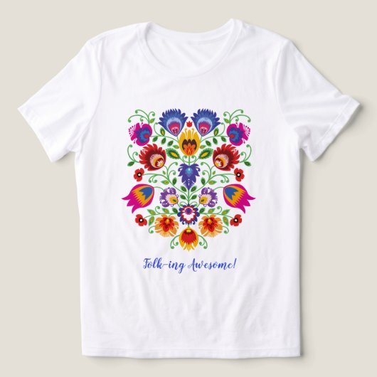Lowicz Bloem Crest Tri-Blend Shirt (Design voorkant)