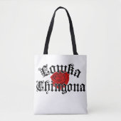 Lowka Chingona canvas tas (Voorkant)