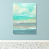 Lowland Beach I Canvas Afdruk (Insitu (Houten vloer))