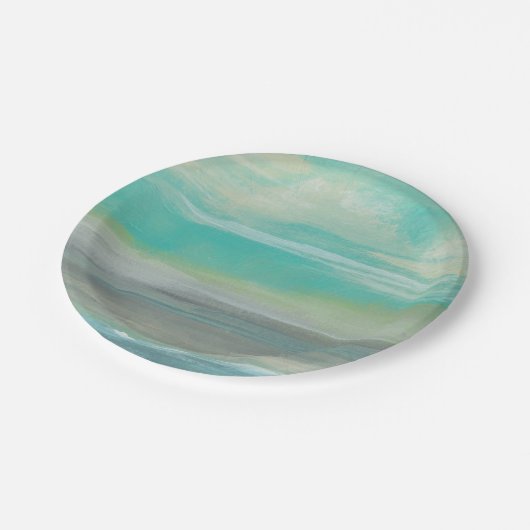 Lowland Beach I Papieren Bordje (Gekanteld)