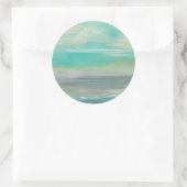 Lowland Beach I Ronde Sticker (Tas)
